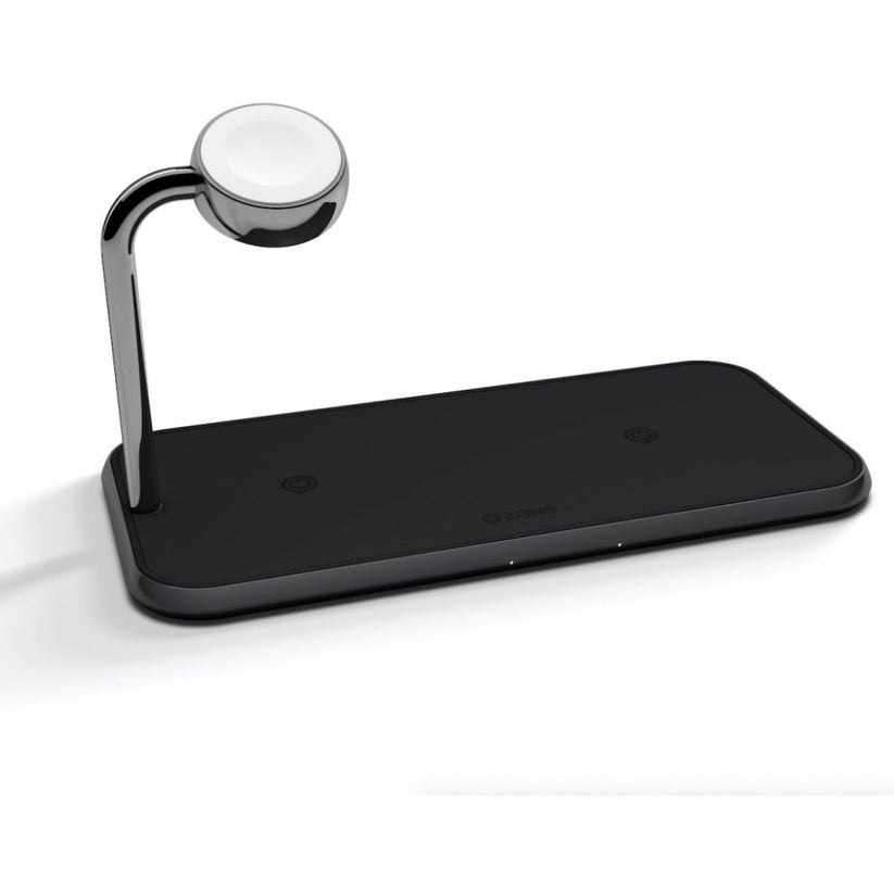 Zens aluminijasti dvojni brezžični polnilec + polnilec za Apple Watch - iSTYLE SI