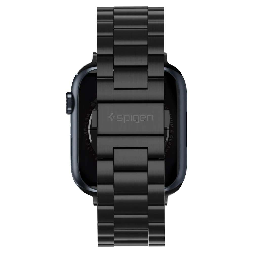 Spigen Modern Fit pašček za Apple Watch 45 mm - črna - iSTYLE SI
