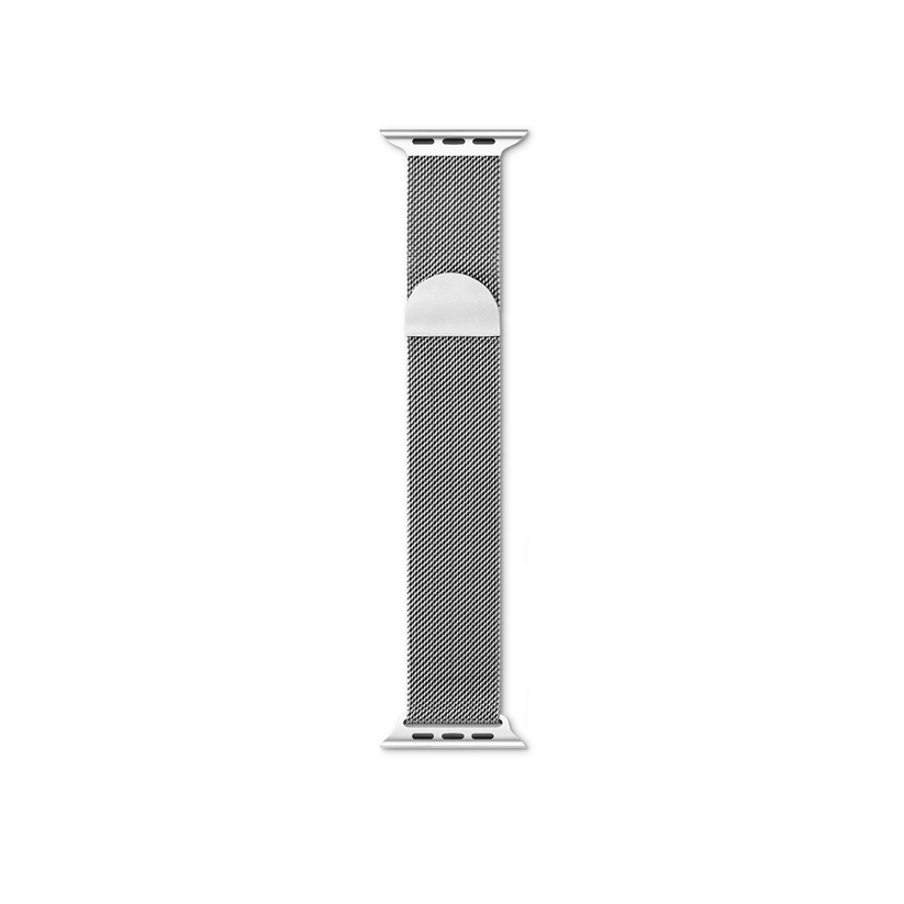 Epico Milanese pašček za Apple Watch 42/44/45/46mm - silver - iSTYLE SI