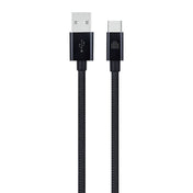 Dviced USB-A na USB-C tkan kabel 1,25 m - črna - iSTYLE SI