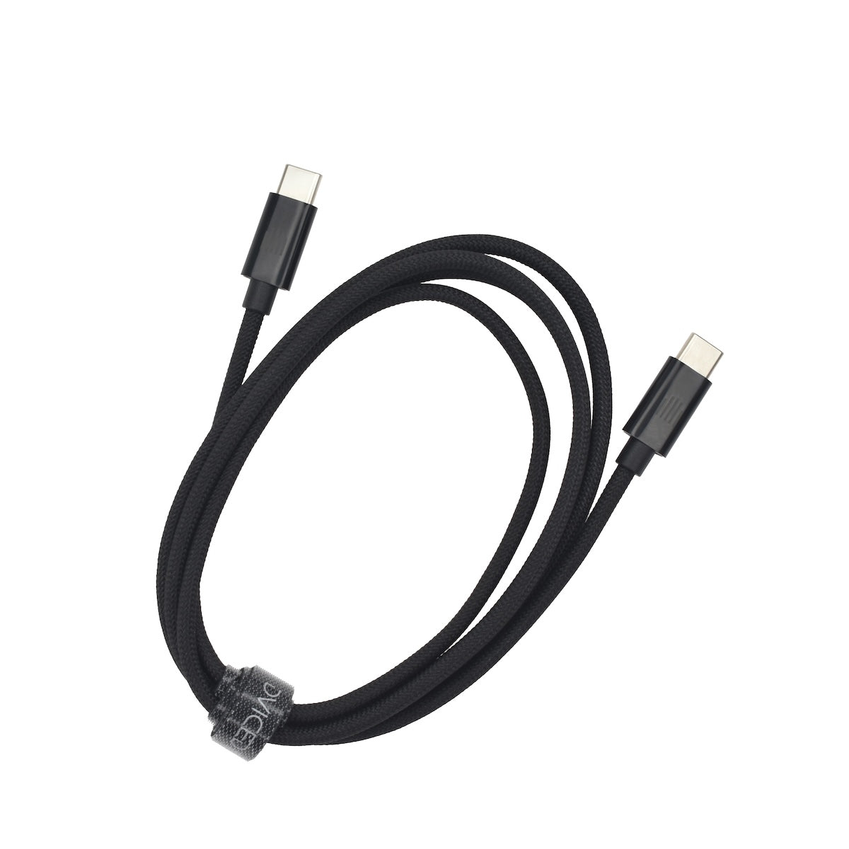 Dviced USB-C na USB-C tkan kabel 1,25 m - črna - iSTYLE SI