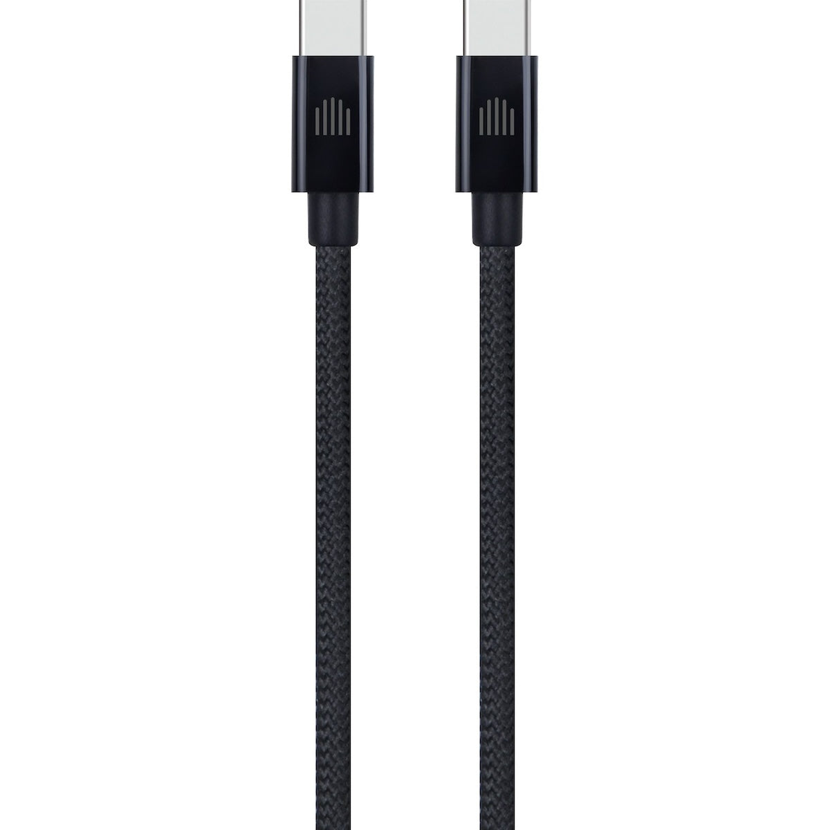 Dviced USB-C na USB-C tkan kabel 3 m - črna - iSTYLE SI