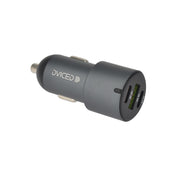 Dviced avtopolnilec 60 W, 1x USB-A, 2x USB-C - siva - iSTYLE SI