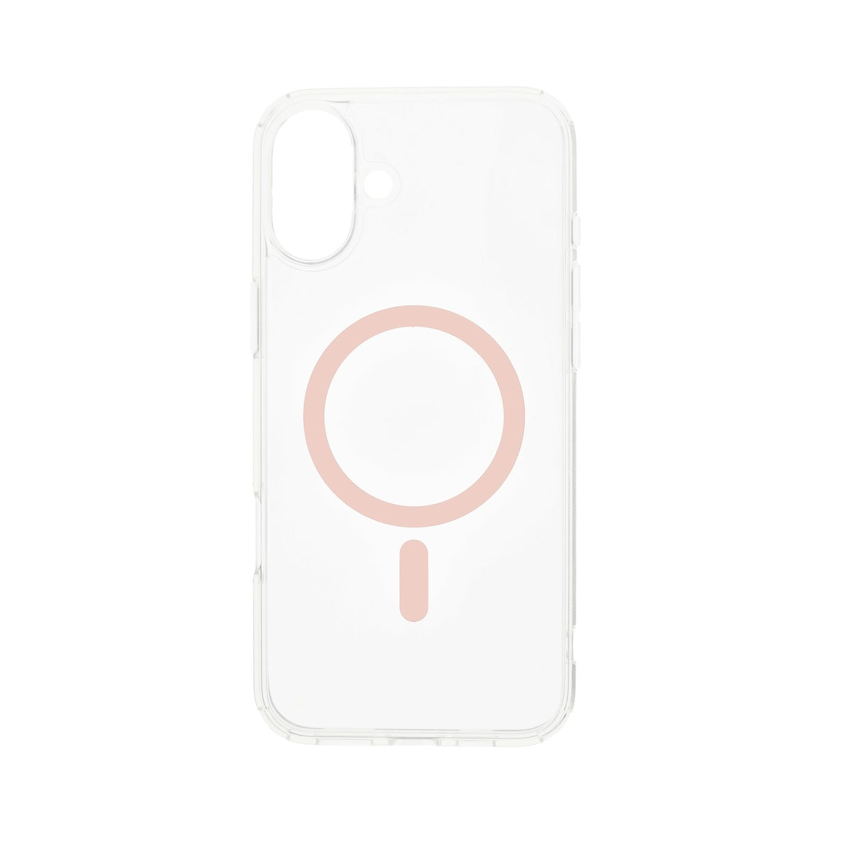 Dviced prozorni ovitek za iPhone 16 z MagSafe - roza - iSTYLE SI