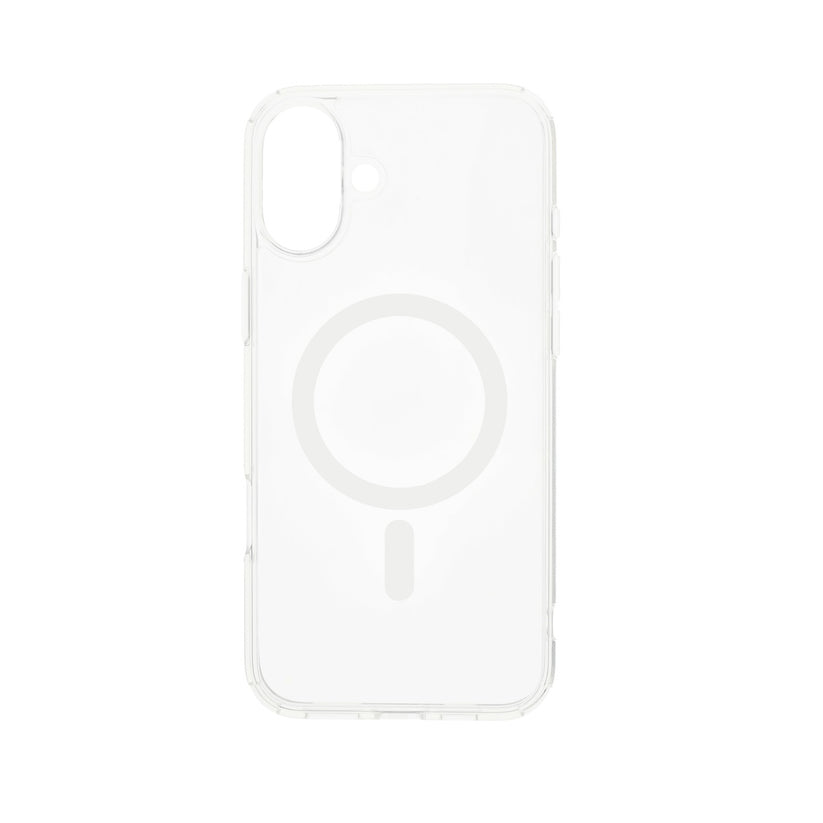 Dviced prozorni ovitek za iPhone 16 z MagSafe - bela - iSTYLE SI