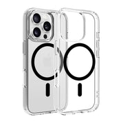 Dviced prozorni ovitek za iPhone 16 Pro z MagSafe - črna - iSTYLE SI