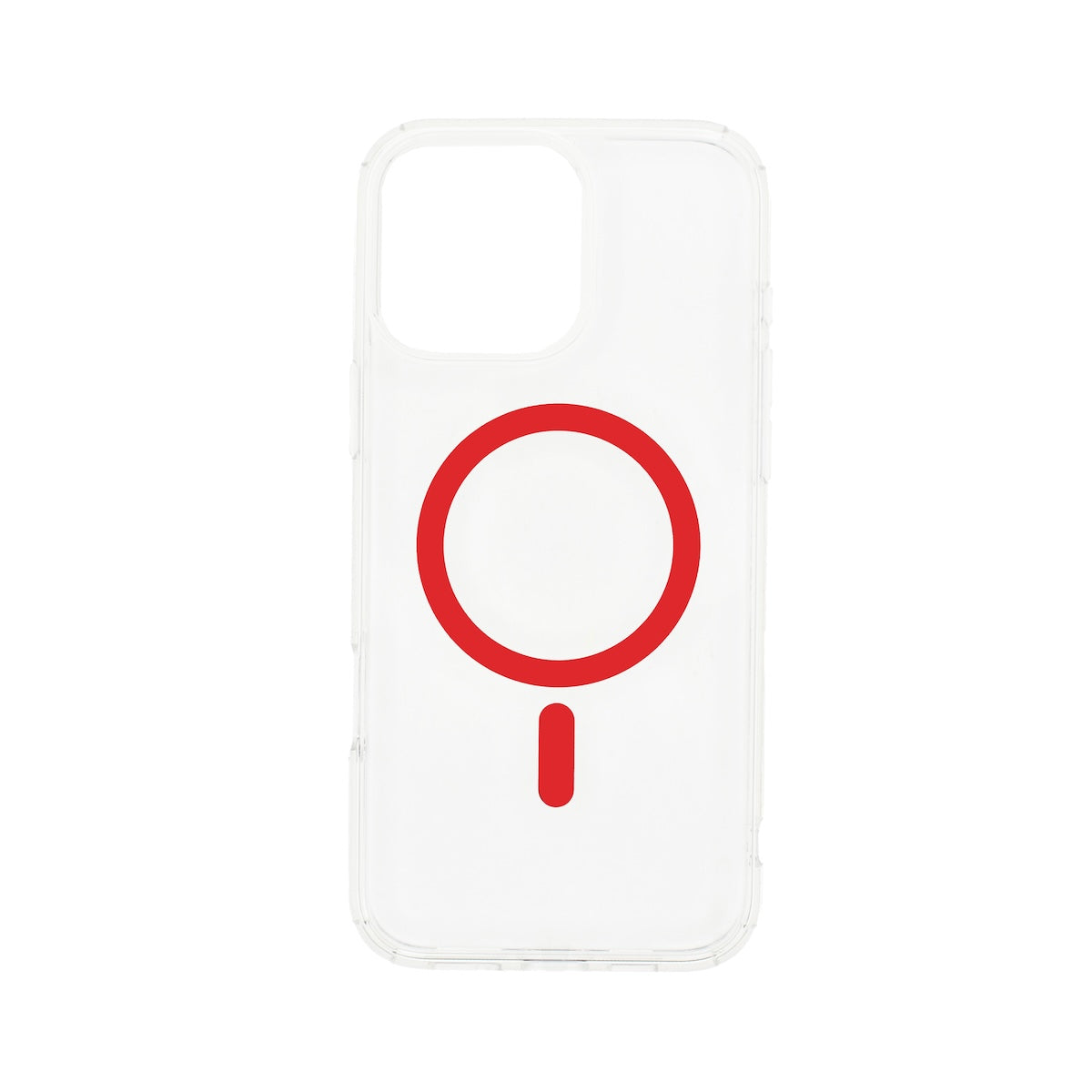 Dviced prozorni ovitek za iPhone 16 Pro Max z MagSafe - rdeča - iSTYLE SI