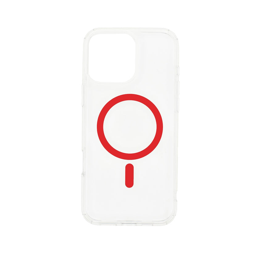Dviced prozorni ovitek za iPhone 16 Pro Max z MagSafe - rdeča - iSTYLE SI
