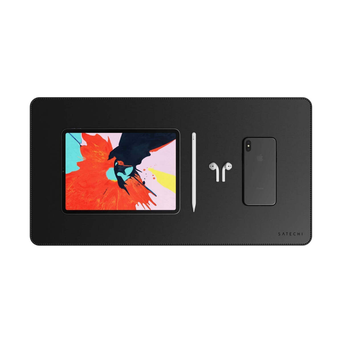 Satechi Eco Leather DeskMate - Black - iSTYLE SI