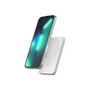 Epico 5000mAh aluminijasta magnetna prenosna baterija - srebrna - iSTYLE SI