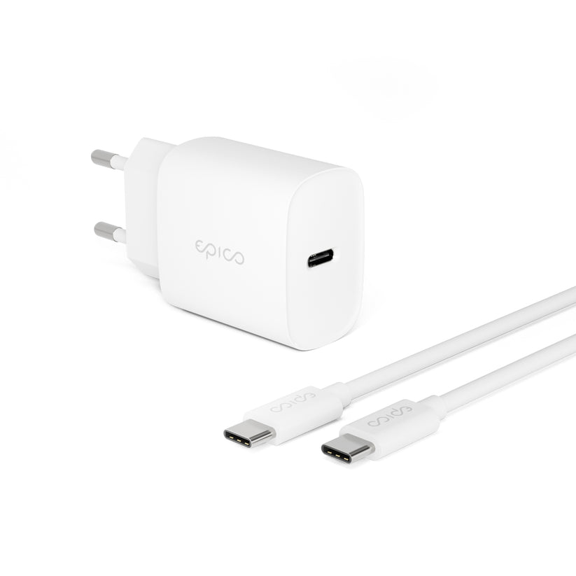 Epico 20W PD adapter + USB-C na USB-C kabel 1.2m - iSTYLE SI