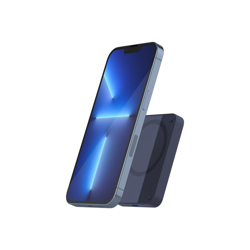 EPICO 4200mAh magnetna polnilna baterija - modra - iSTYLE SI