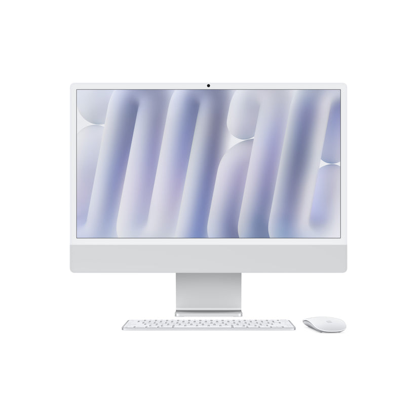 iMac 24: M4 z 8-jedrno CPE in GPE, 16 GB, 512 GB SSD, Gigabit Ethernet - srebrn - iSTYLE SI