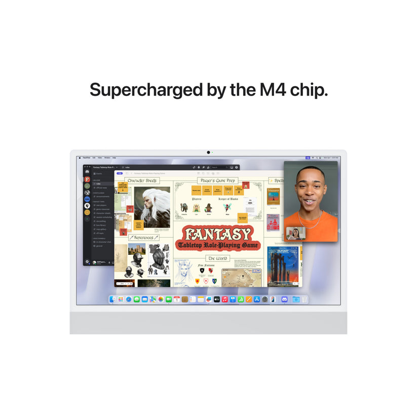 iMac 24: M4 z 8-jedrno CPE in GPE, 16 GB, 512 GB SSD, Gigabit Ethernet - srebrn - iSTYLE SI