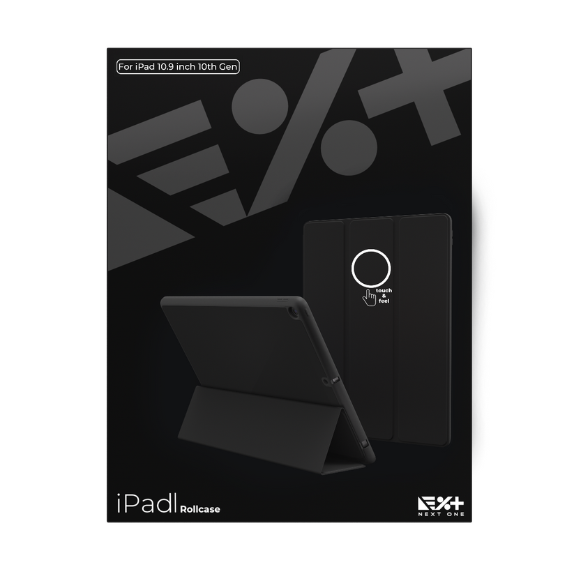 Next One Rollcase ovitek za iPad 10 in iPad A16 - črna - iSTYLE SI