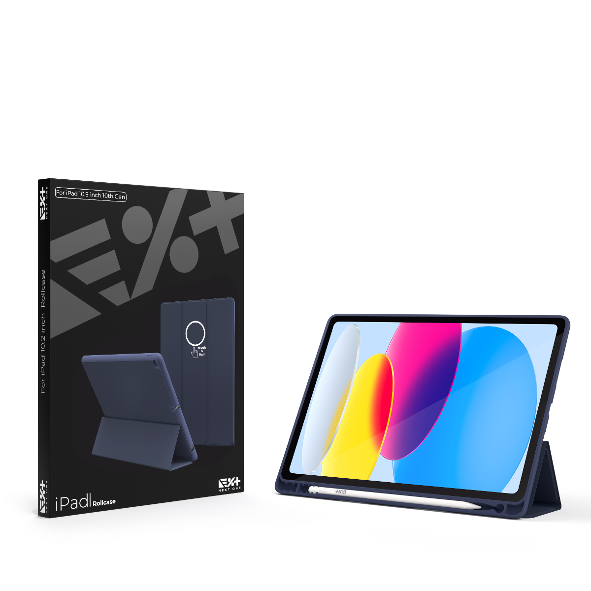 Next One Rollcase ovitek za iPad 10 in iPad A16 - modra - iSTYLE SI