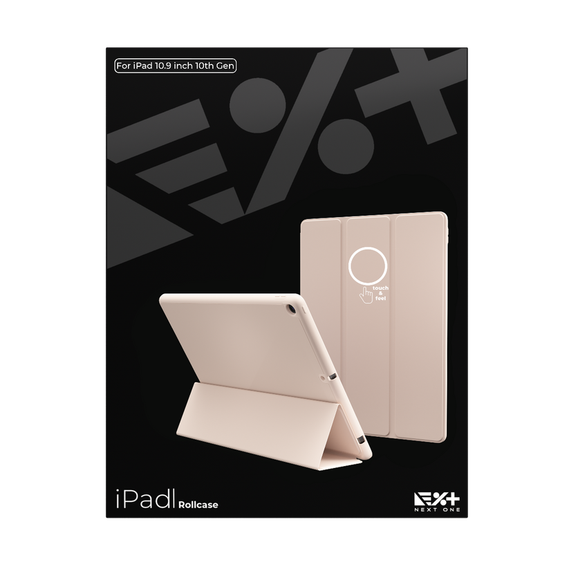 Next One Rollcase ovitek za iPad 10 in iPad A16 - roza - iSTYLE SI