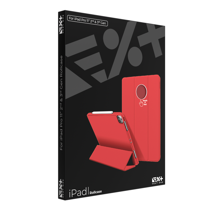 Next One Rollcase ovitek za iPad 11” - rdeča - iSTYLE SI