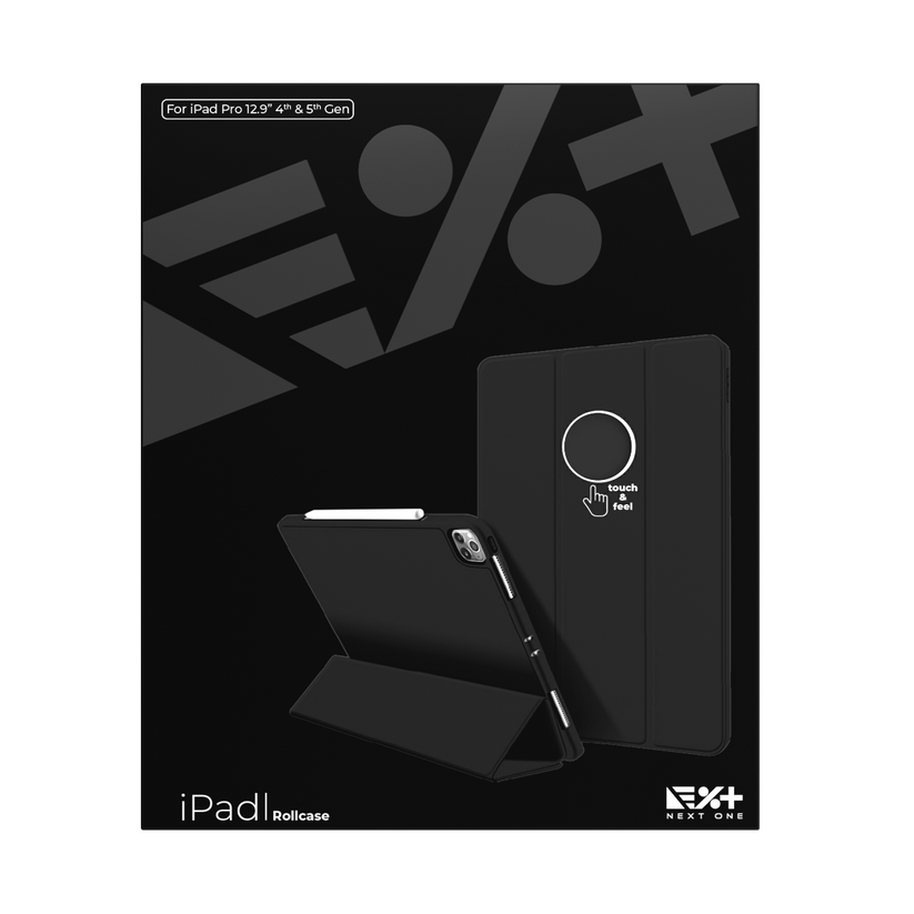 Next One Rollcase ovitek za iPad 12,9” - črna - iSTYLE SI