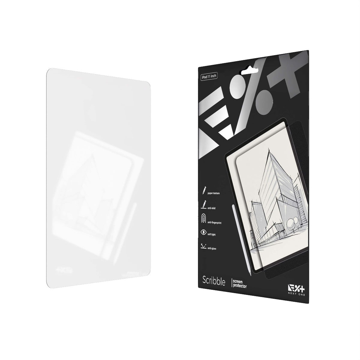 Next One Scribble folija s teksturo papirja za iPad Pro 11 in iPad Air 4/5 - iSTYLE SI