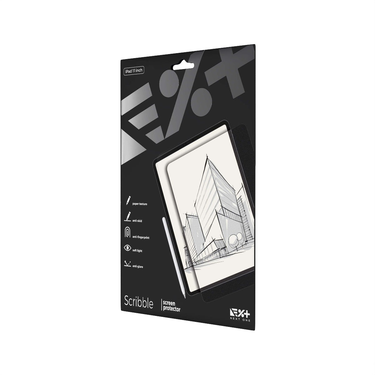 Next One Scribble folija s teksturo papirja za iPad Pro 11 in iPad Air 4/5 - iSTYLE SI