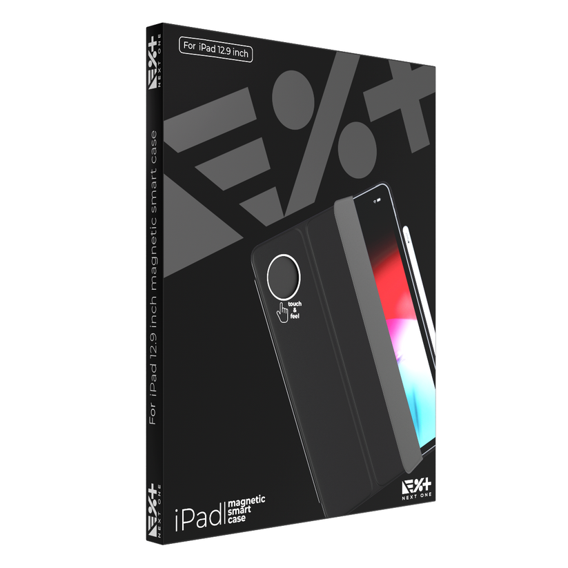 Next One magnetni ovitek za 12.9" - črna - iSTYLE SI