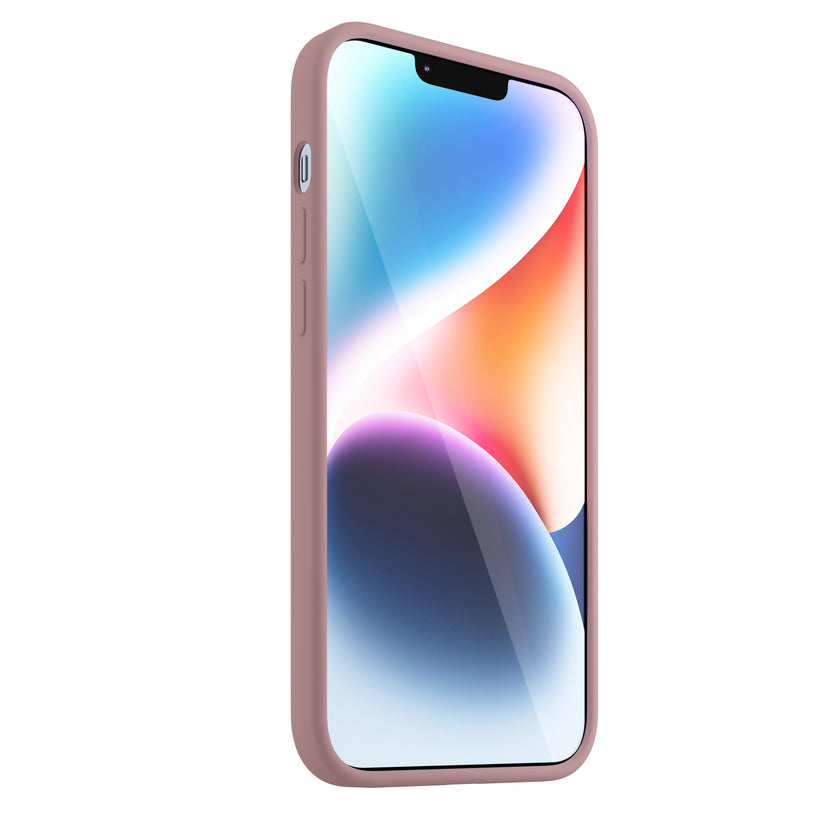 Next One silikonski ovitek za iPhone 14 Plus z Magsafe - roza - iSTYLE SI