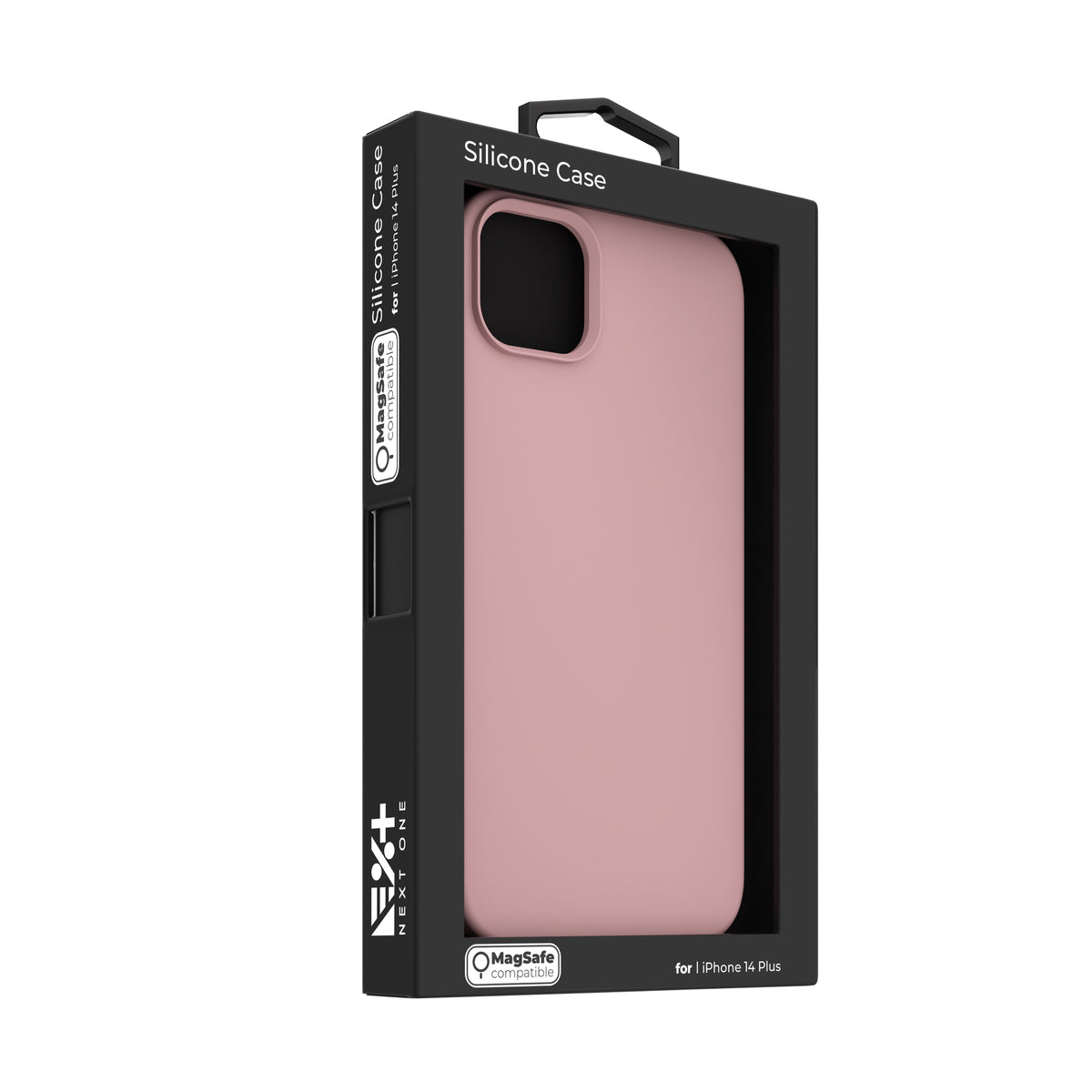 Next One silikonski ovitek za iPhone 14 Plus z Magsafe - roza - iSTYLE SI