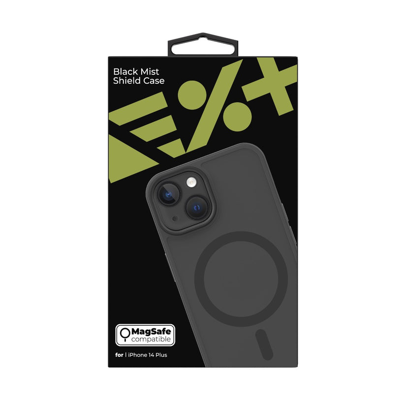NEXT ONE Mist Shield ovitek za iPhone 14 Plus z Magsafe - črna - iSTYLE SI