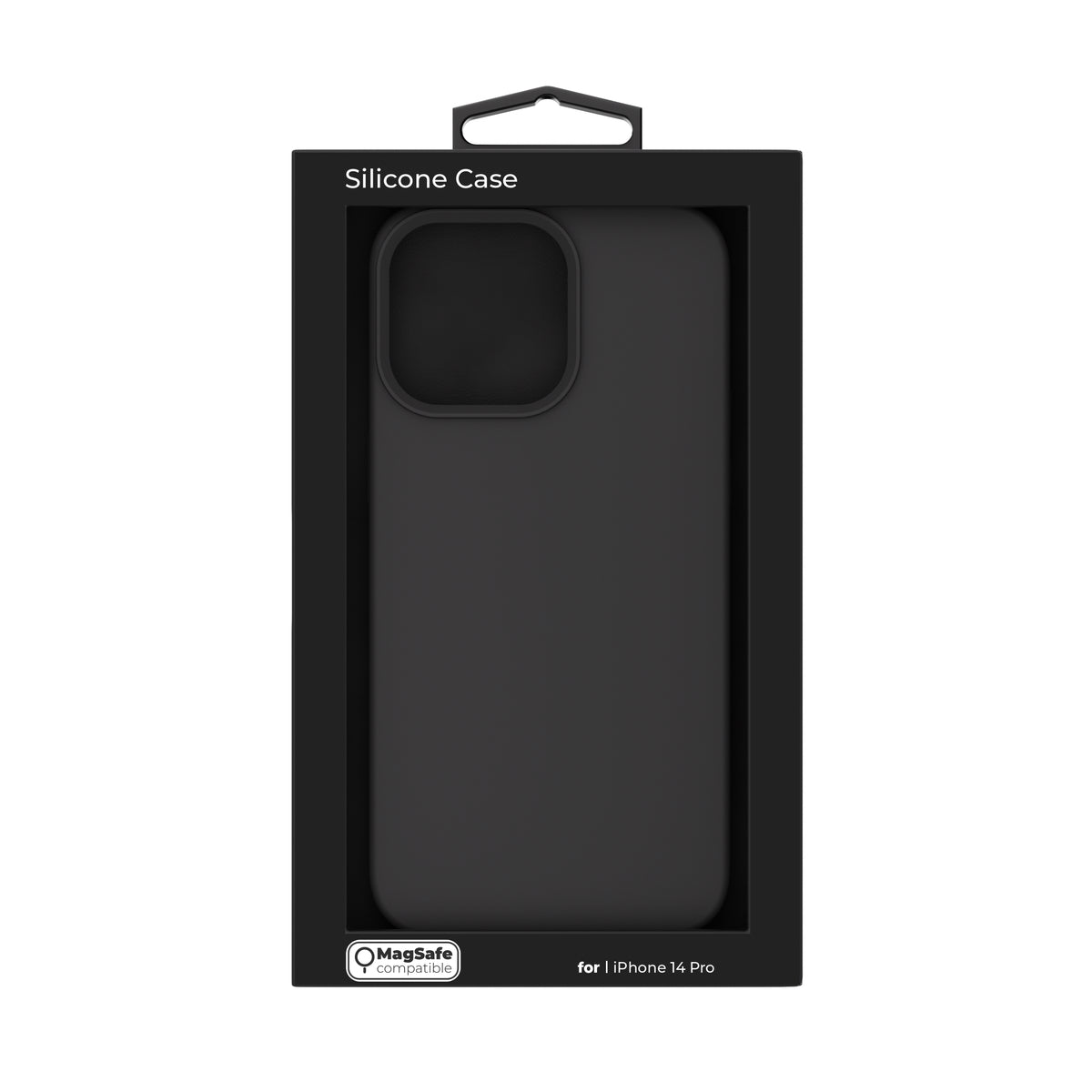 Next One silikonski ovitek za iPhone 14 Pro Max z Magsafe - črna - iSTYLE SI
