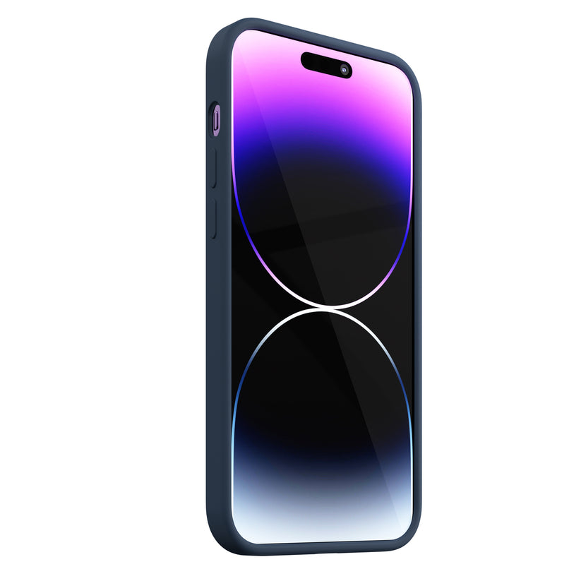 Next One silikonski ovitek za iPhone 14 Pro Max z Magsafe - modra - iSTYLE SI