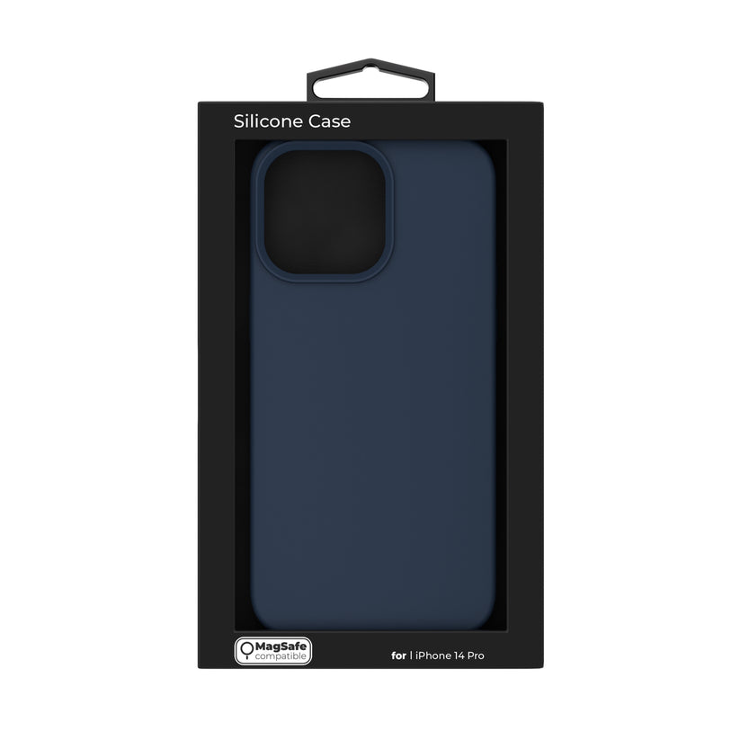 Next One silikonski ovitek za iPhone 14 Pro Max z Magsafe - modra - iSTYLE SI