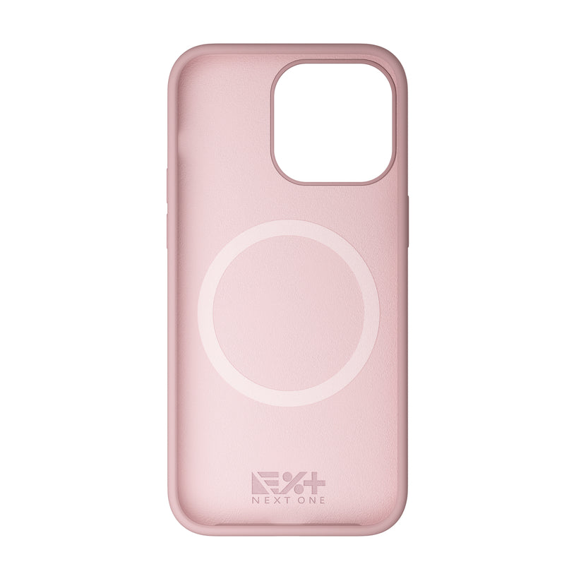 Next One silikonski ovitek za iPhone 14 Pro Max z Magsafe - roza - iSTYLE SI