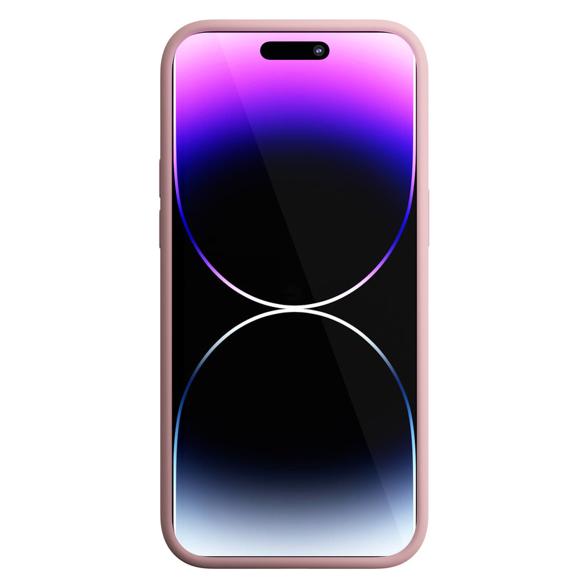 Next One silikonski ovitek za iPhone 14 Pro Max z Magsafe - roza - iSTYLE SI