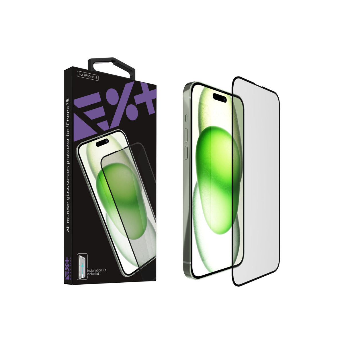 Next One All-rounder zaščitno steklo za iPhone iPhone 15 - iSTYLE SI