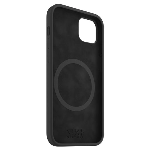 Next One silikonski ovitek za iPhone 15 Plus z MagSafe - črna - iSTYLE SI