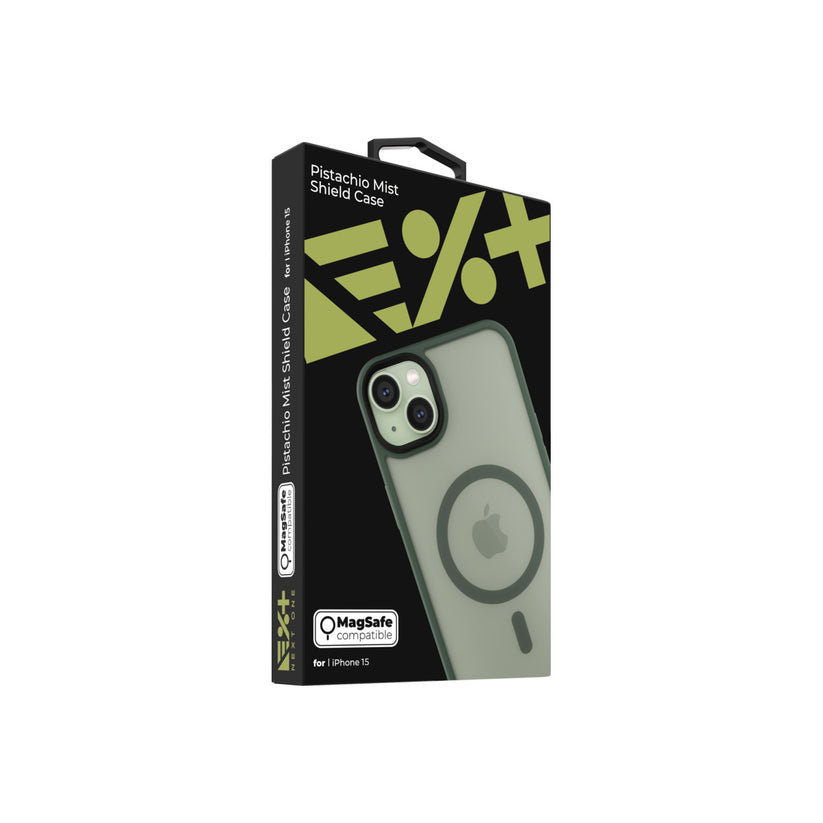 NEXT ONE Mist Shield ovitek za iPhone 15 z Magsafe - pistacija - iSTYLE SI