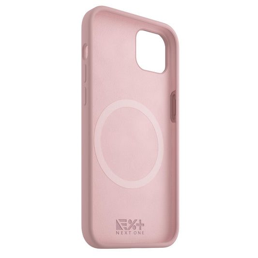 Next One silikonski ovitek za iPhone 15 Plus z MagSafe - roza - iSTYLE SI