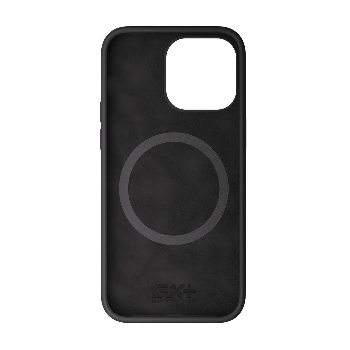 Next One silikonski ovitek za iPhone 15 Pro Max z MagSafe - črna - iSTYLE SI