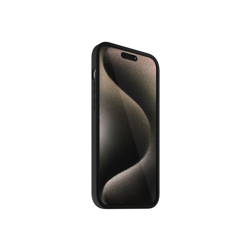 Next One silikonski ovitek za iPhone 15 Pro Max z MagSafe - črna - iSTYLE SI