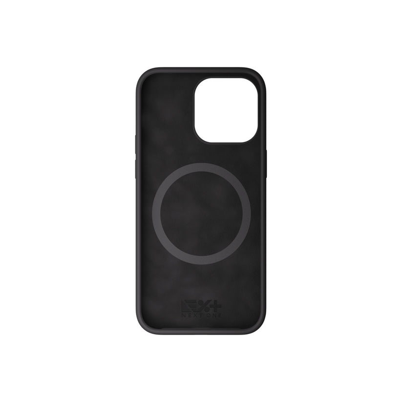 Next One silikonski ovitek za iPhone 15 Pro Max z MagSafe - črna - iSTYLE SI
