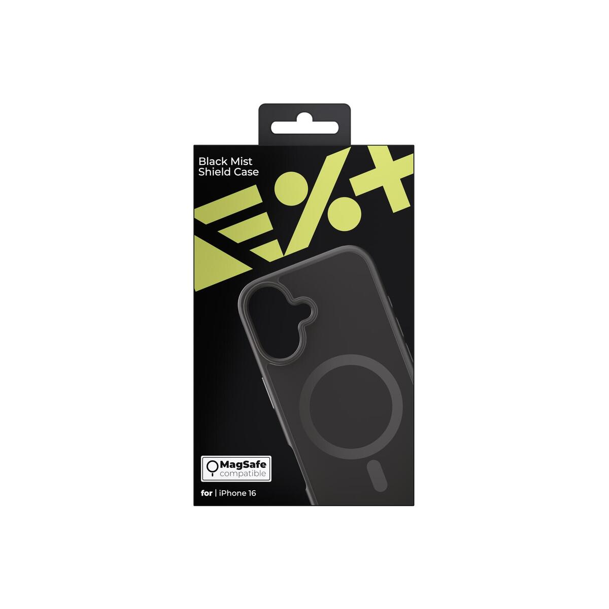 NEXT ONE Mist Shield ovitek za iPhone 16 z Magsafe - Črna - iSTYLE SI