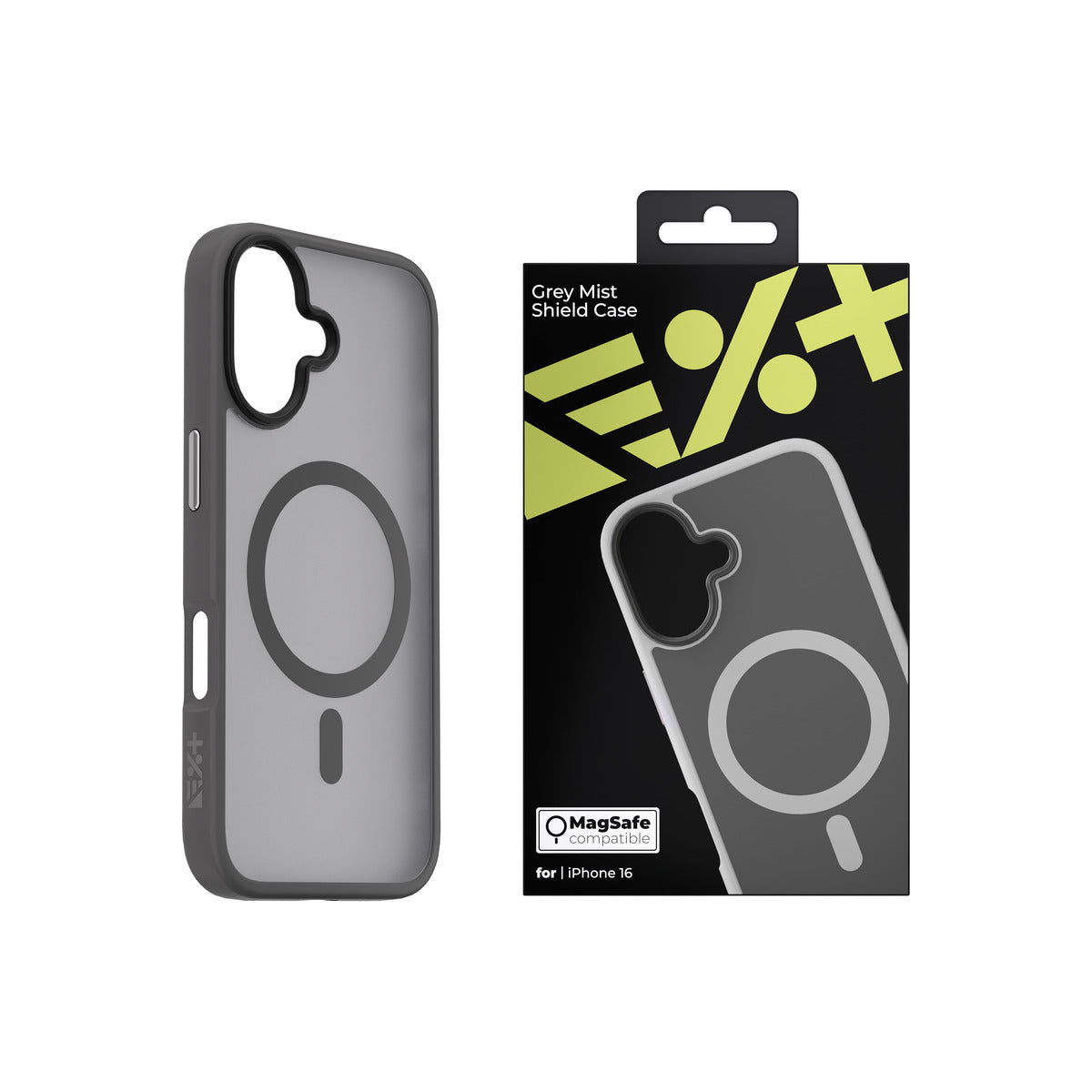 NEXT ONE Mist Shield ovitek za iPhone 16 z Magsafe - Siva - iSTYLE SI