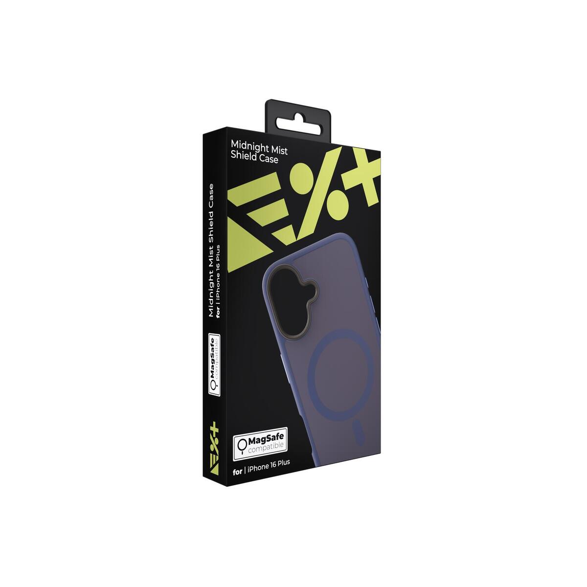 NEXT ONE Mist Shield ovitek za iPhone 16 Plus z Magsafe - Polnočno črna - iSTYLE SI