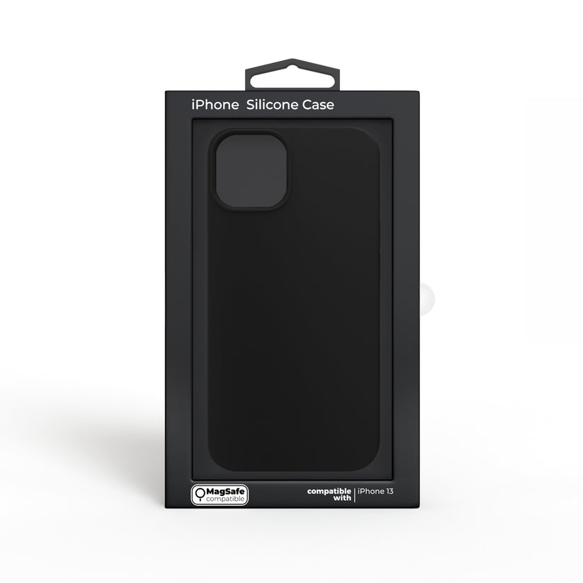 Next One silikonski ovitek za iPhone 13 z MagSafe - črna - iSTYLE SI