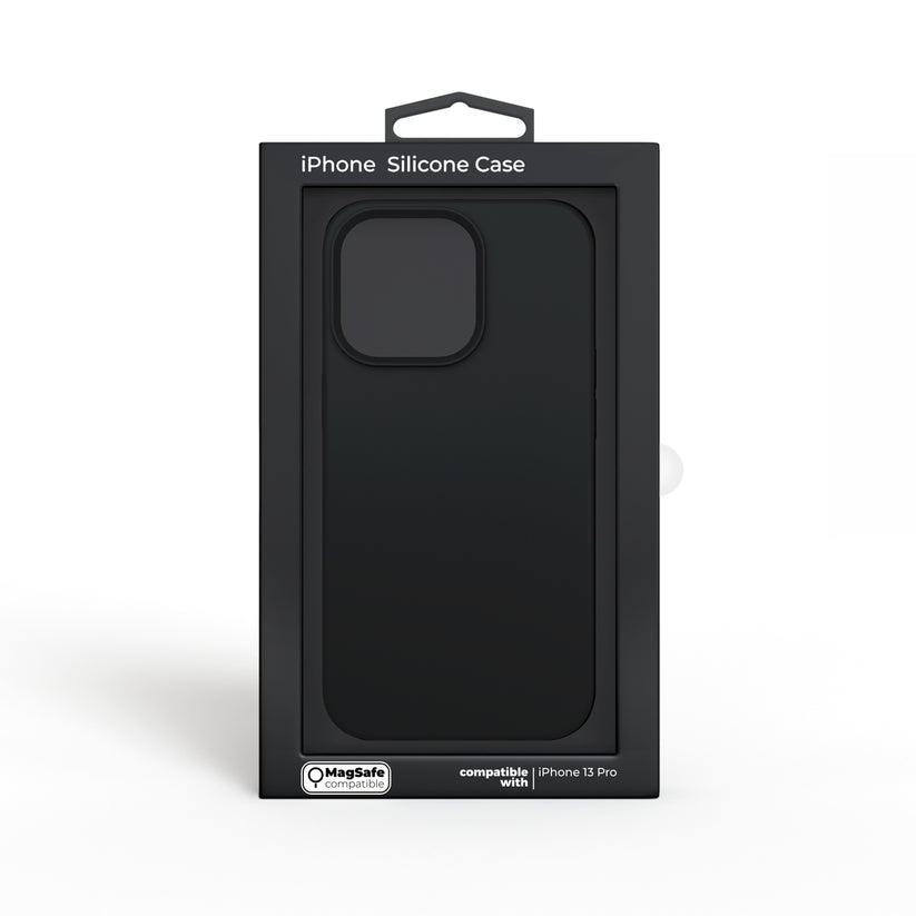 Next One silikonski ovitek z MagSafe za iPhone 13 Pro - Črna - iSTYLE SI