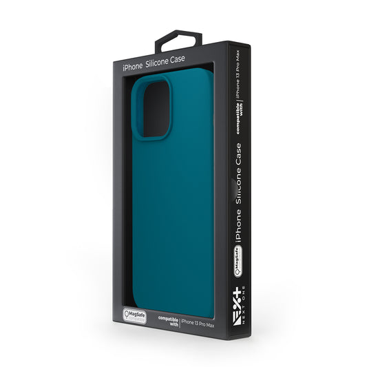 Next One silikonski ovitek z MagSafe za iPhone 13 Pro Max - Zelena - iSTYLE SI