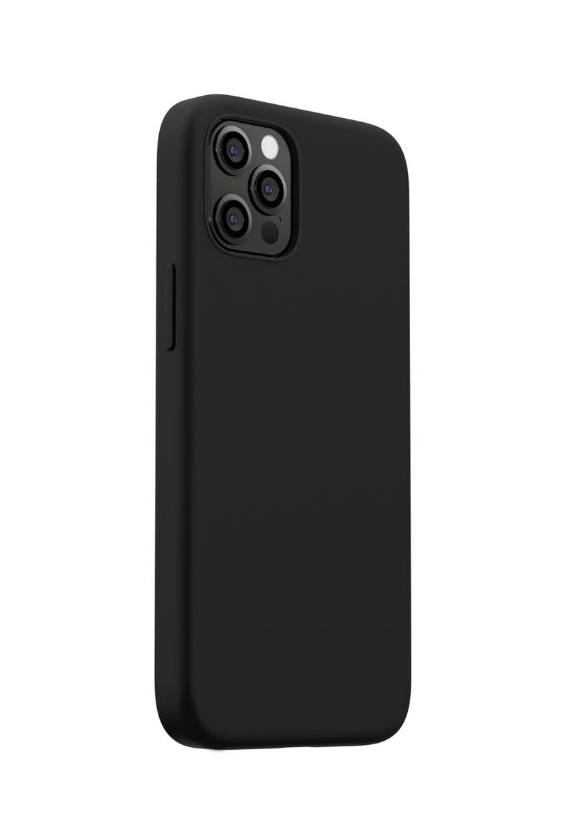 NEXT Black Silicone Case for iPhone 12 Pro Max MagSafe compatible - iSTYLE SI