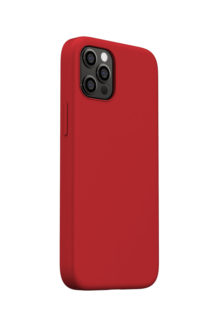 NEXT Red Silicone Case for iPhone 12 Pro Max MagSafe compatible - iSTYLE SI