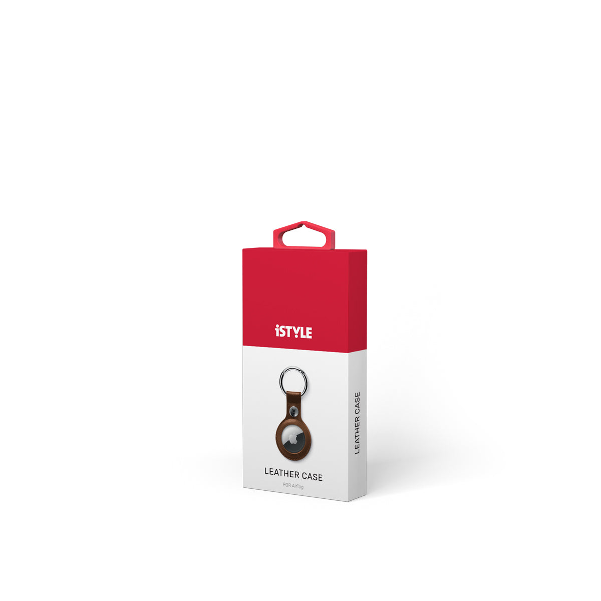 iStyle usnjen obesek za AirTag - Rjava - iSTYLE SI